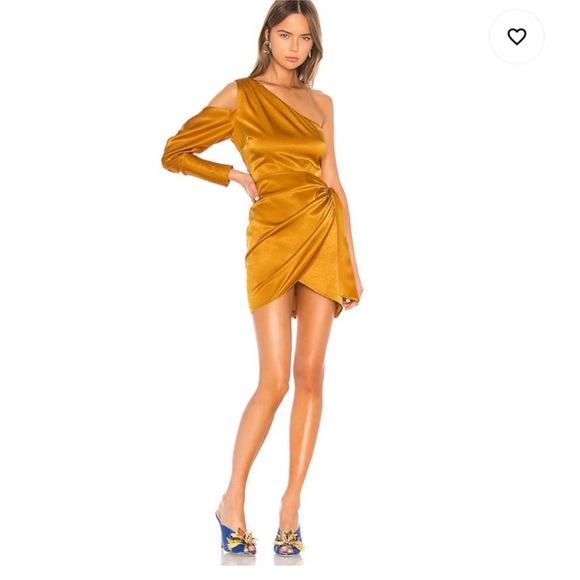 Camila Coelho Dresses & Skirts - REVOLVE Camila Coelho Stella Mini Dress Gold size Small Gorgeous